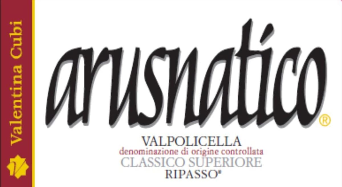 Azienda Agricola Valentina Cubi Valpolicella Ripasso Classico Superiore Arusnatico 2005 Front Label