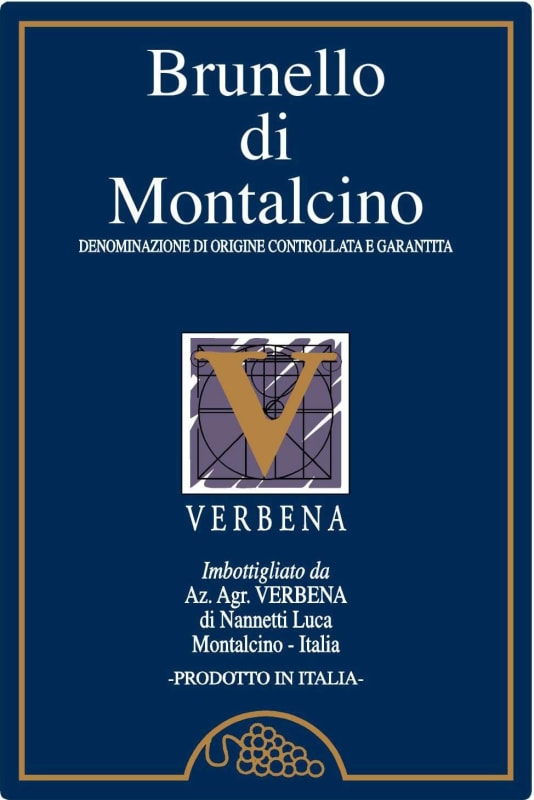 Verbena Brunello di Montalcino 2010 Front Label