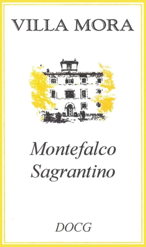 Azienda Agricola Villa Mora Montefalco Sagrantino 2007 Front Label