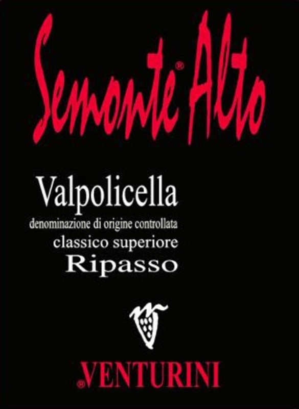 Venturini Massimino Valpolicella Ripasso Classico Superiore Semonte Alto 2010 Front Label