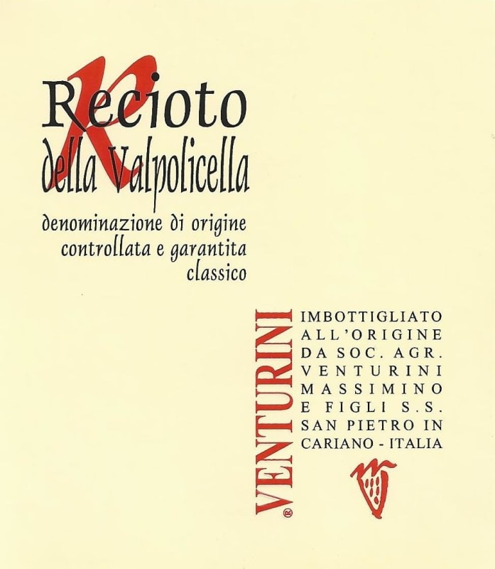Venturini Massimino Recioto della Valpolicella Classico 2011 Front Label