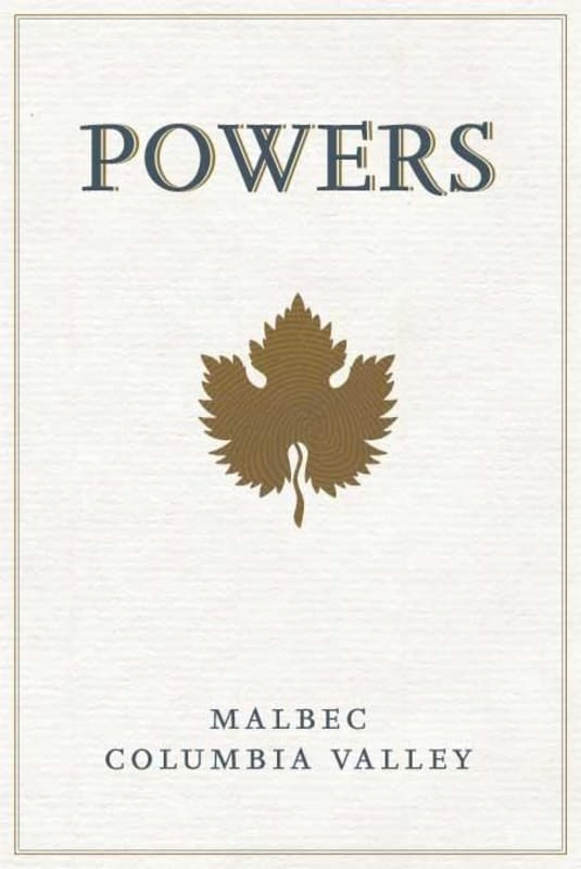 Powers Malbec 2014 Front Label