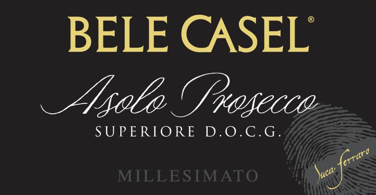 Bele Casel Asolo Prosecco Superiore Millesimato Dry 2012 Front Label