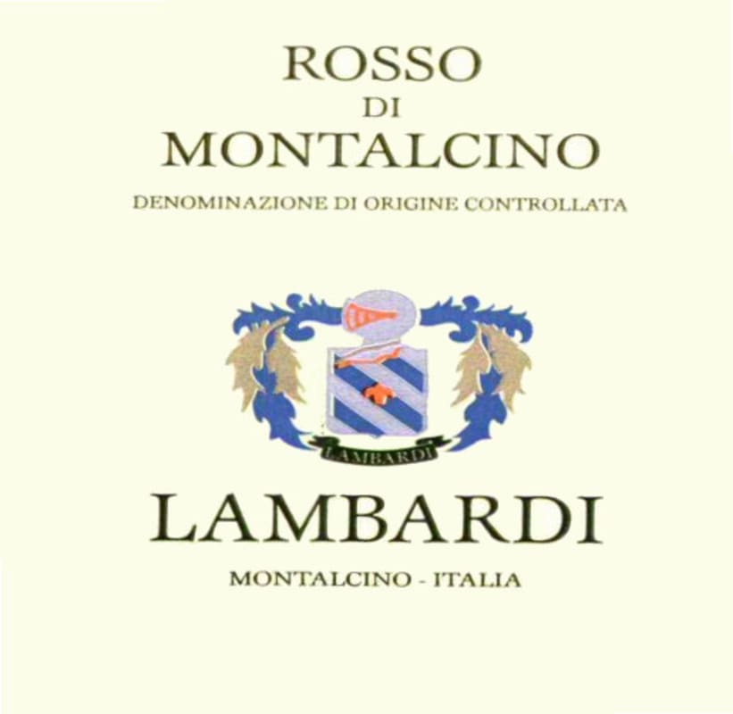 Azienda Canalicchio di Sotto di Lambardi Rosso di Montalcino 2009 Front Label