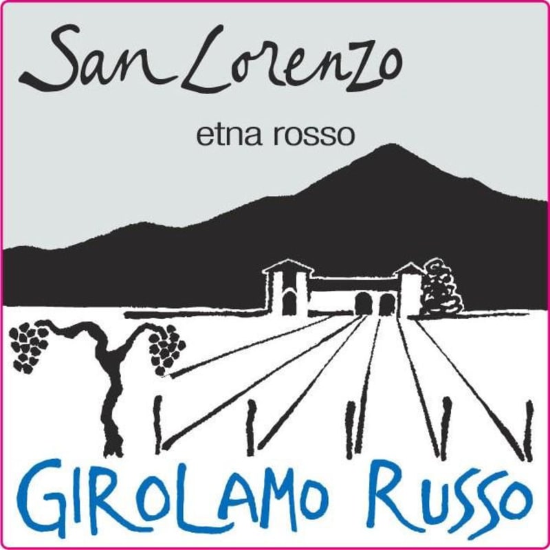 Girolamo Russo Etna San Lorenzo Rosso 2008 Front Label