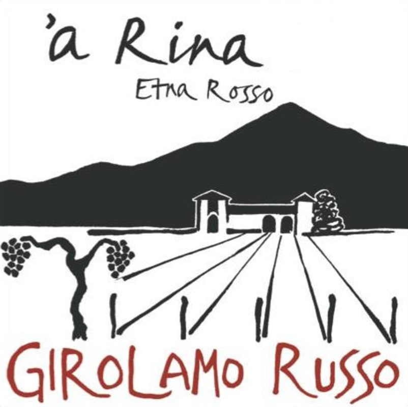 Girolamo Russo Etna a Rina Rosso 2013 Front Label