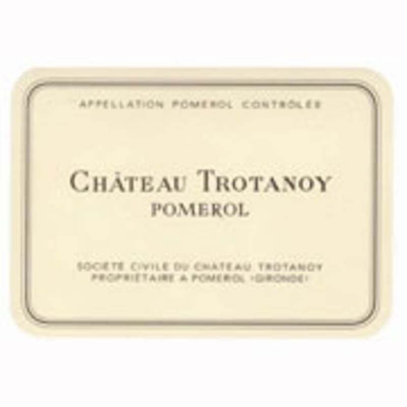 Chateau Trotanoy 1995 Front Label