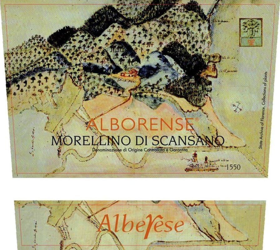 Azienda Regionale Agricola di Alberese Morellino di Scansano Alborense 2010 Front Label