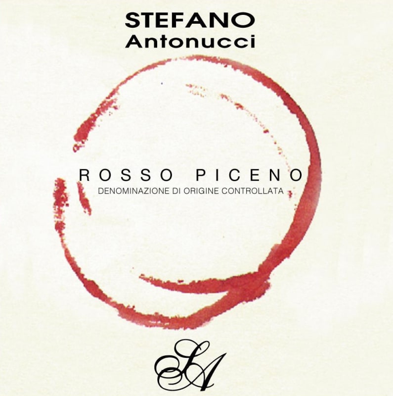 Azienda Santa Barbara Piceno Stefano Antonucci Rosso 2014 Front Label