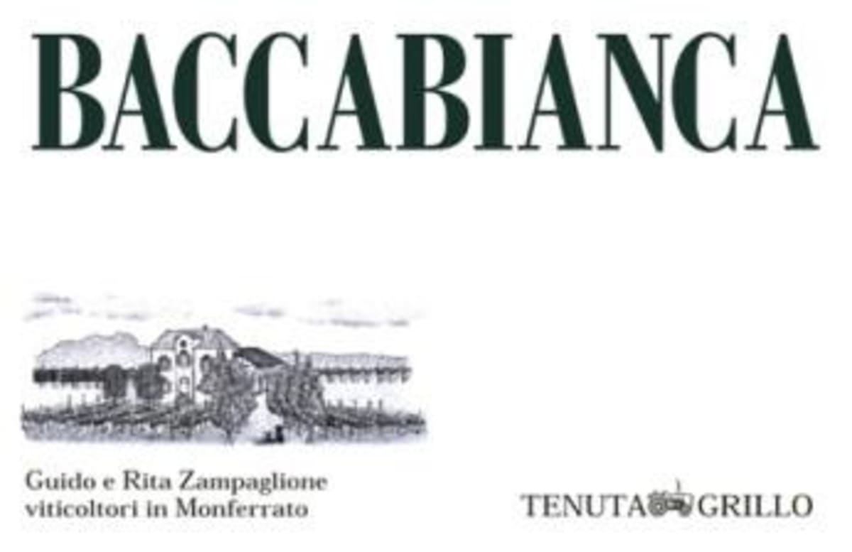 Azienda Tenuta Grillo Piemonte Baccabianca 2009 Front Label