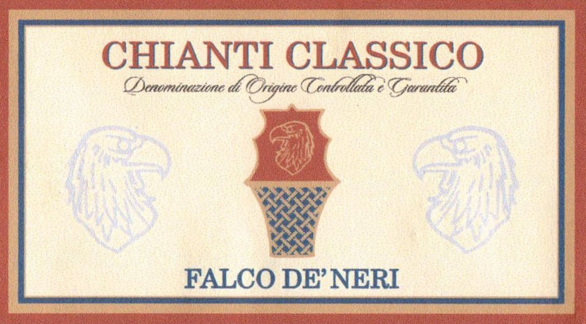 Azienda Uggiano Chianti Classico Falco de Neri 2010 Front Label