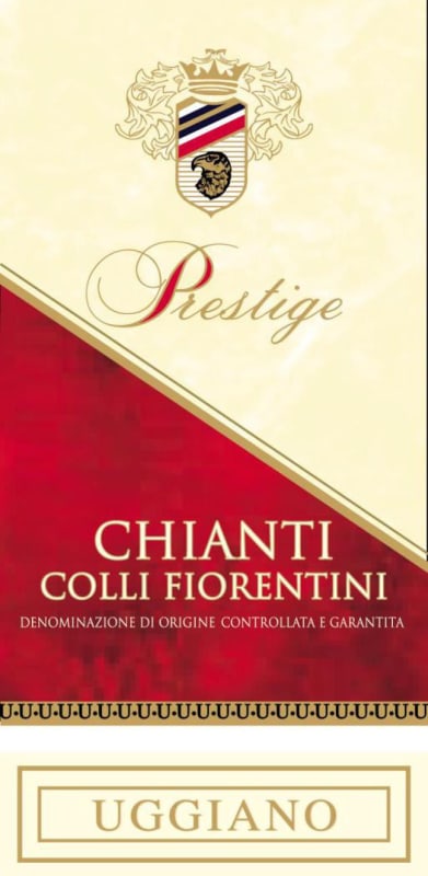 Azienda Uggiano Chianti Colli Fiorentini Prestige 2014 Front Label
