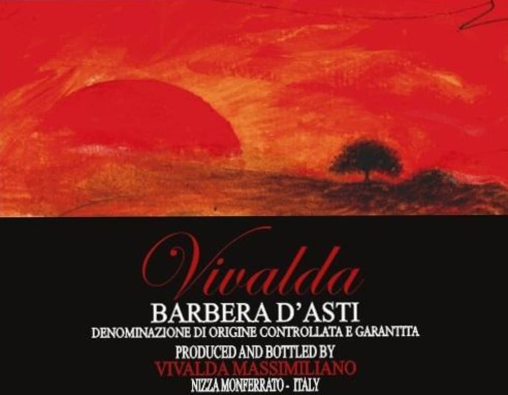 Azienda Vinicola Massimiliano Vivalda Barbera d'Asti Vivalda 2013 Front Label