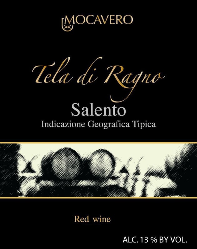 Mocavero Salento Tela di Ragno 2008 Front Label