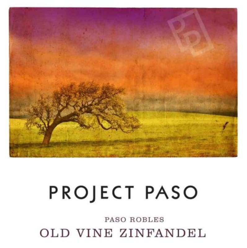 Project Paso Old Vine Zinfandel 2013 Front Label
