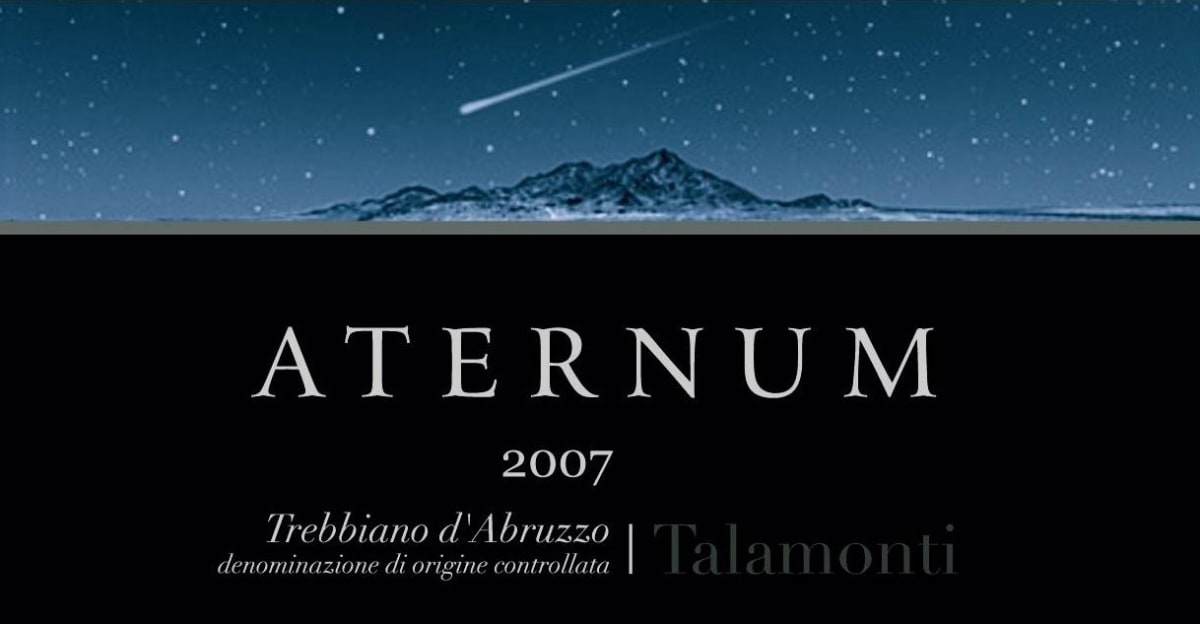 Azienda Vinicola Talamonti Trebbiano d'Abruzzo Aternum 2007 Front Label