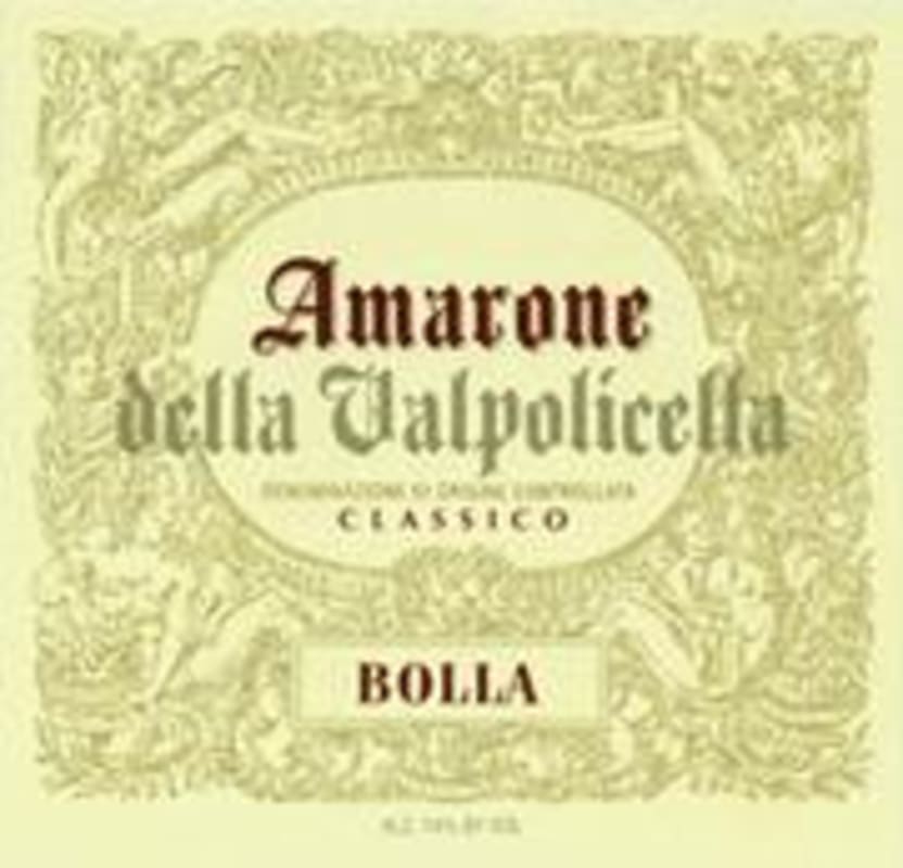 Bolla Amarone (1.5 Liter Magnum) 1995 Front Label