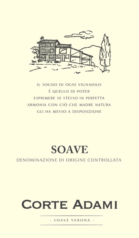 Azienda Vitivinicola Corte Adami Soave 2015 Front Label