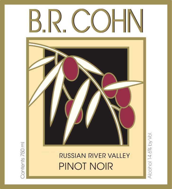 B.R. Cohn Russian River Valley Pinot Noir 2012 Front Label