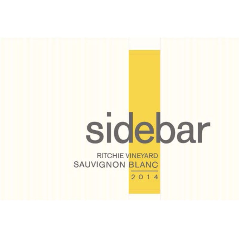 Ramey Sidebar Ritchie Vineyard Sauvignon Blanc 2014 Front Label