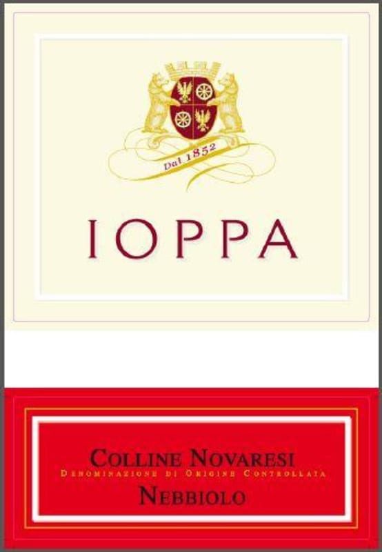 Azienda vitivinicola F.lli Ioppa Colline Novaresi Nebbiolo 2013 Front Label