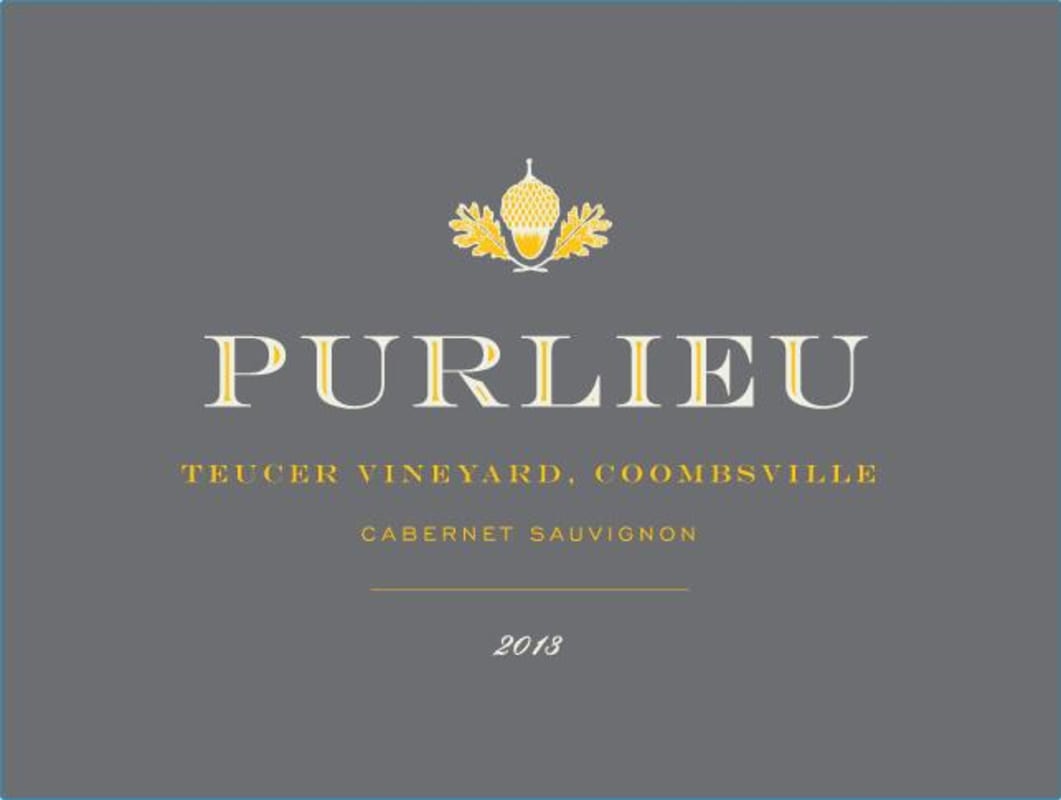 Purlieu Teucer Vineyard Cabernet Sauvignon 2013 Front Label