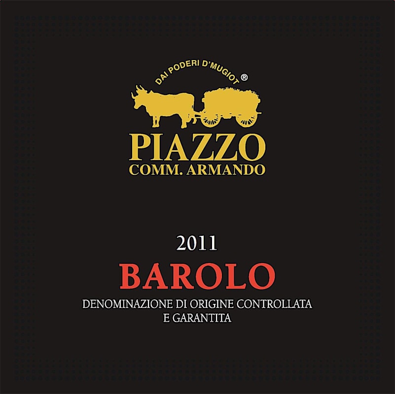 Piazzo Comm. Armando Barolo 2011 Front Label