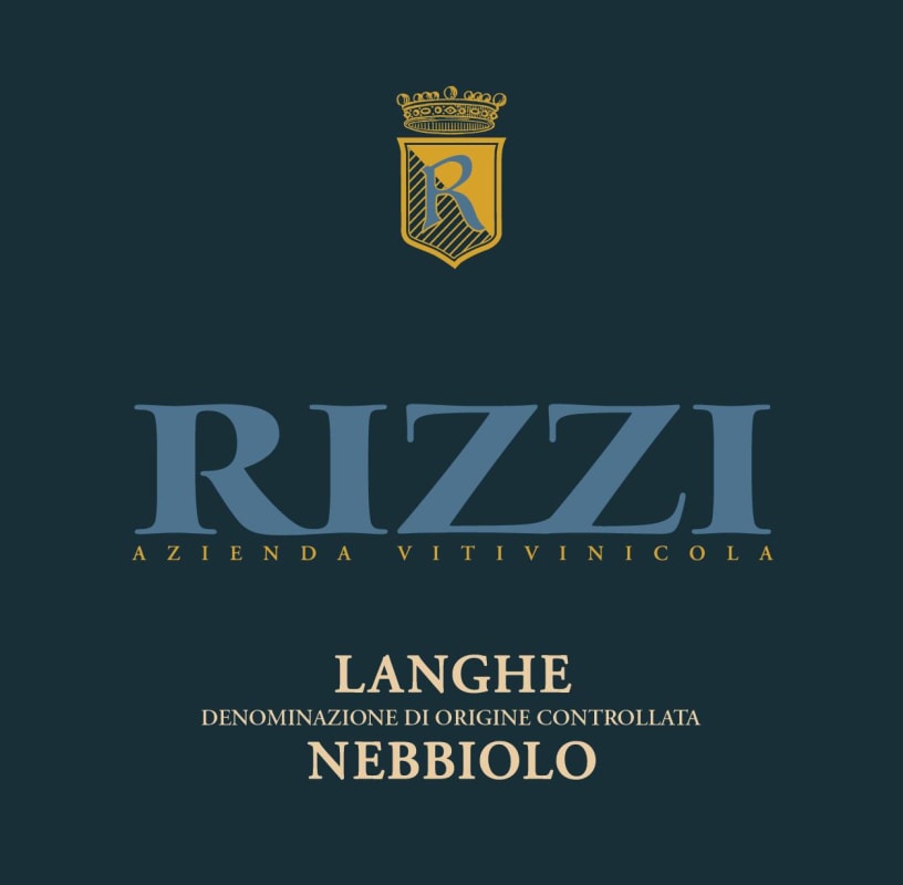 Rizzi Langhe Nebbiolo 2013 Front Label