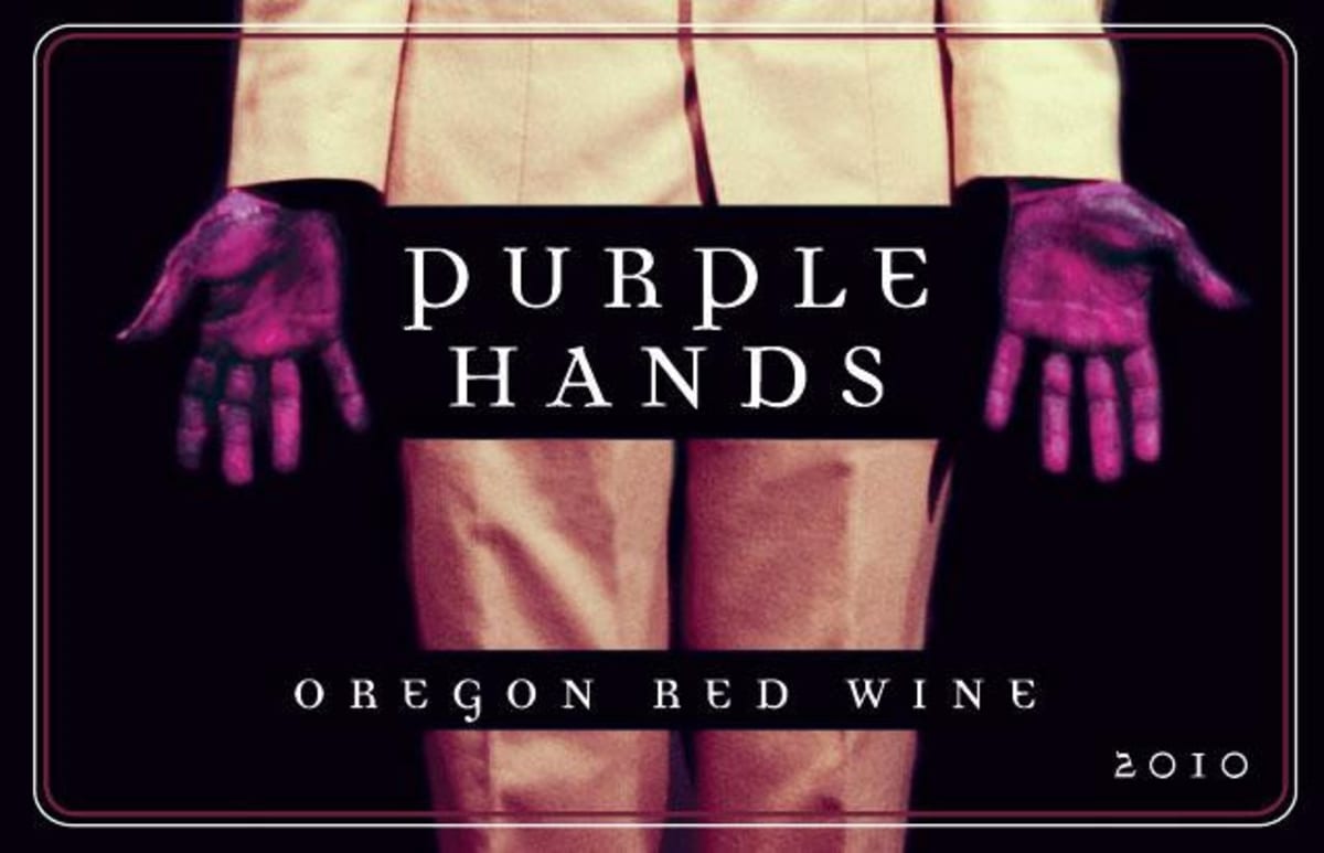 Purple Hands Red Blend 2010 Front Label