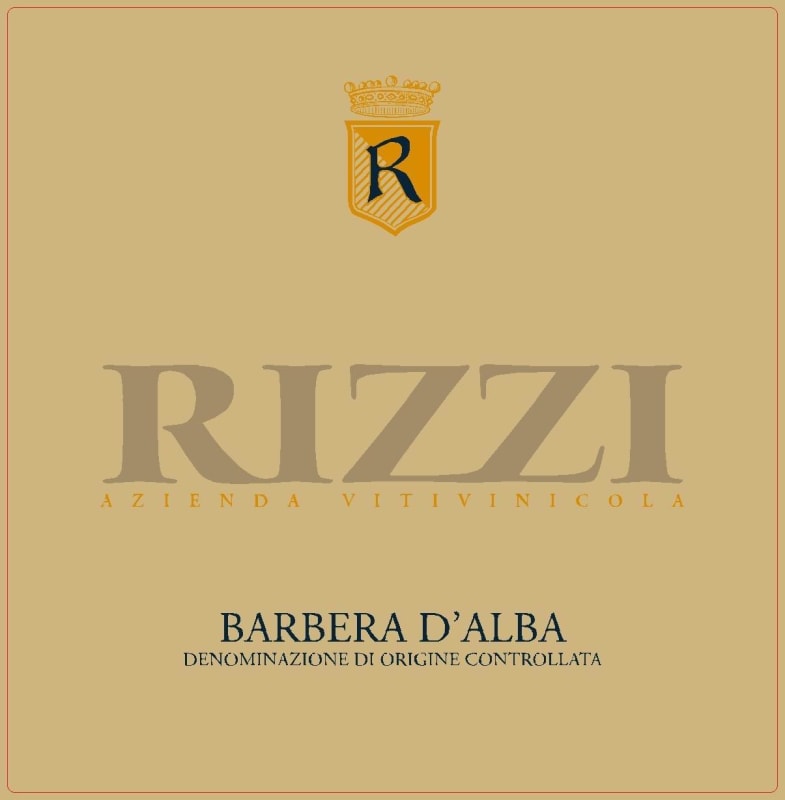 Rizzi Barbera d'Alba 2013 Front Label