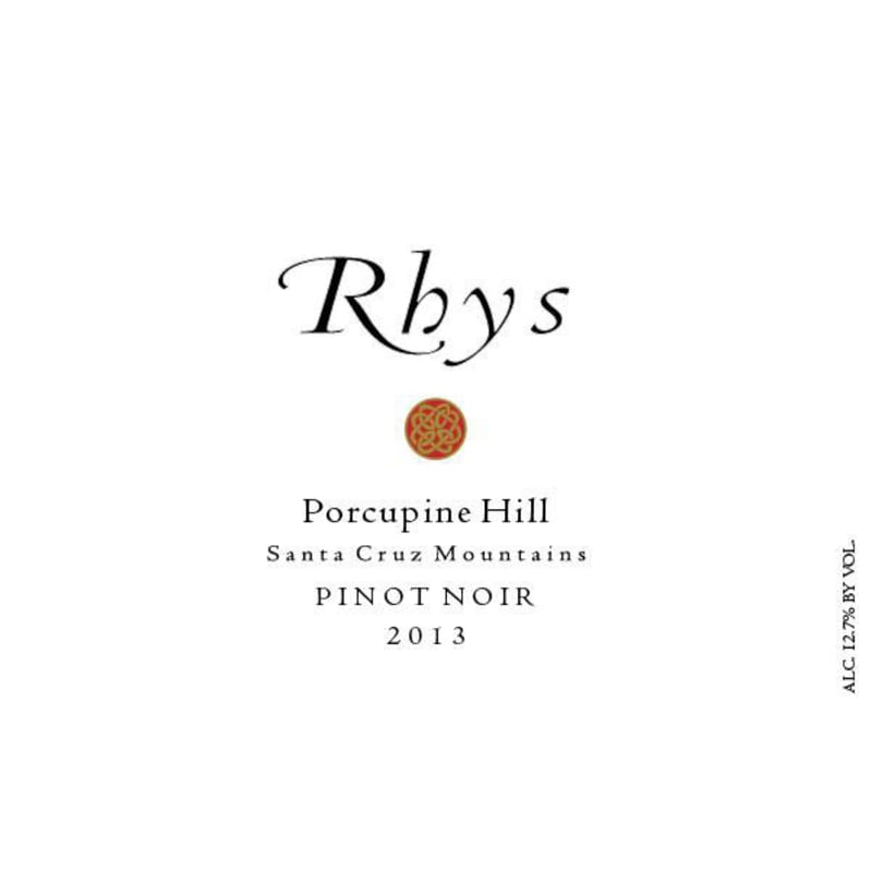 Rhys Porcupine Hill Pinot Noir 2013 Front Label