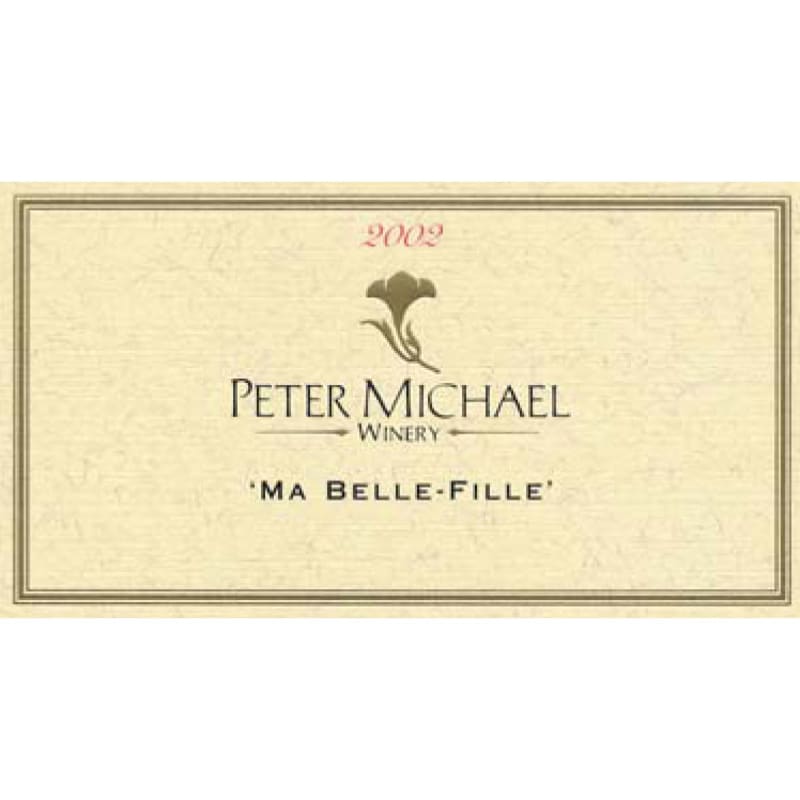 Peter Michael Ma Belle Fille Chardonnay 2002 Front Label