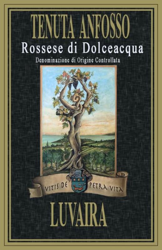 Azienda Vitivinicola Tenuta Anfosso Rossese di Dolceacqua Luvaira 2014 Front Label