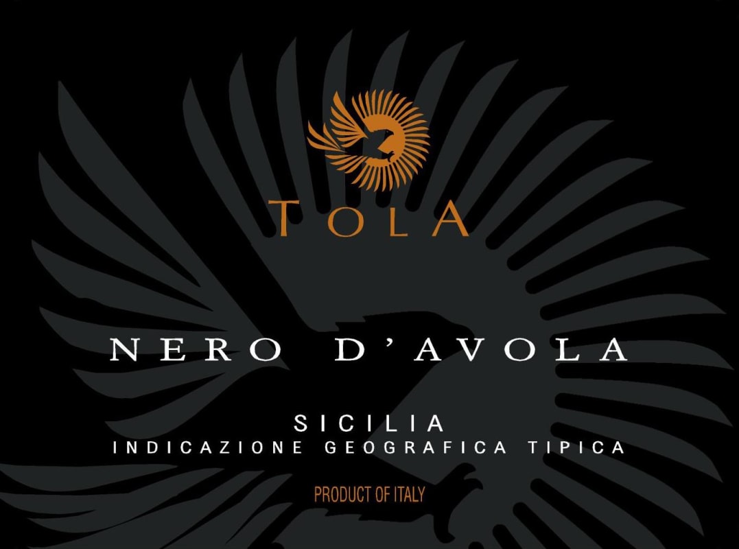 Azienda Vitivinicola Tola Sicilia Nero d'Avola 2010 Front Label