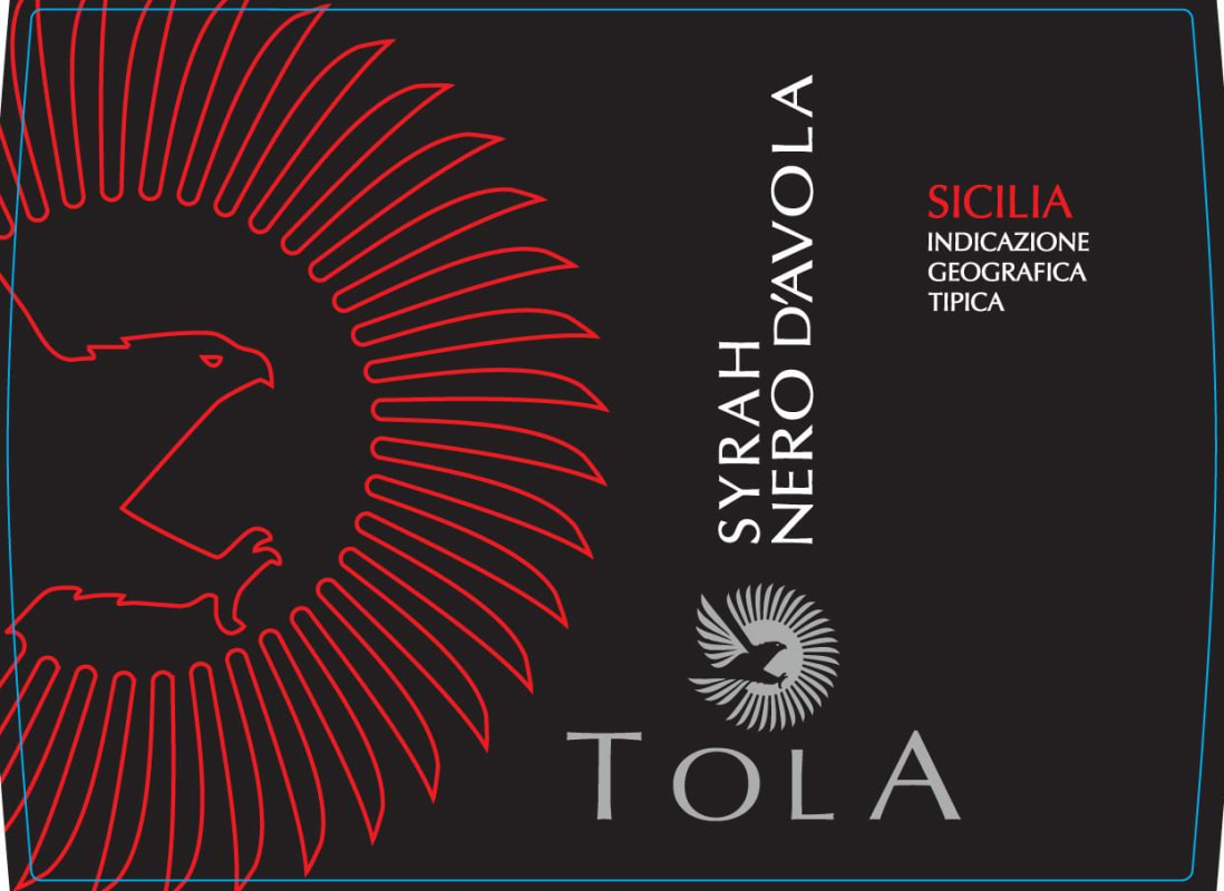 Azienda Vitivinicola Tola Sicilia Nero d'Avola Syrah 2012 Front Label