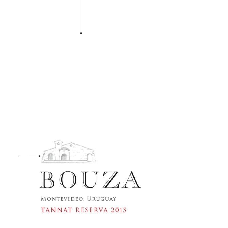 Bouza Tannat Reserva 2015 Front Label