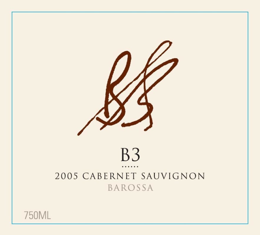 B3 Wines Cabernet Sauvignon 2005 Front Label