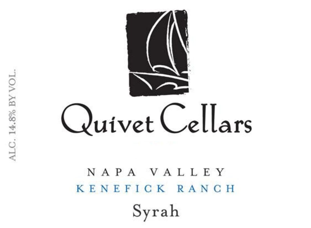 Quivet Cellars Kenefick Ranch Syrah 2011 Front Label