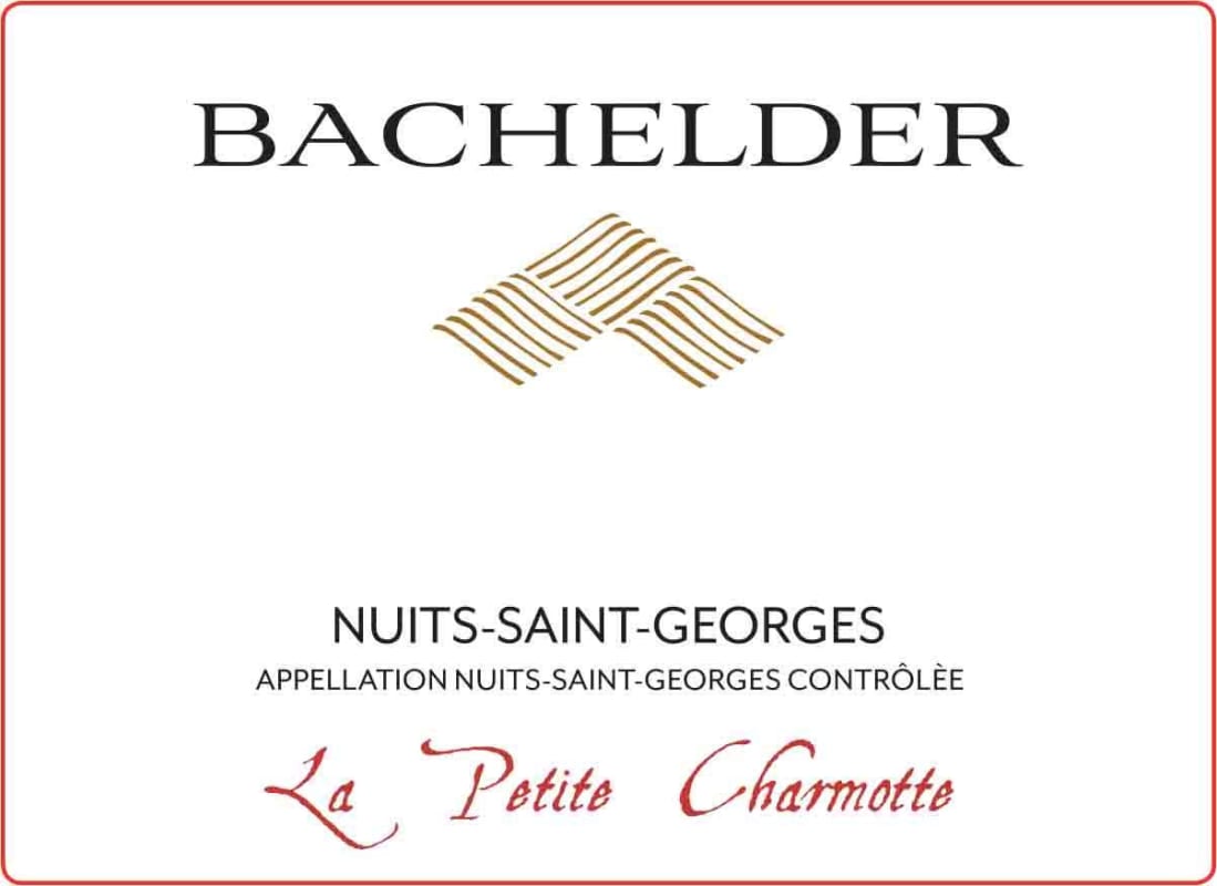 Bachelder Nuits-Saint-Georges La Petite Charmotte 2013 Front Label