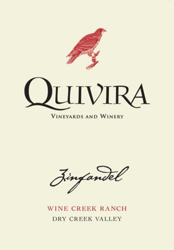 Quivira Wine Creek Ranch Zinfandel 2002 Front Label