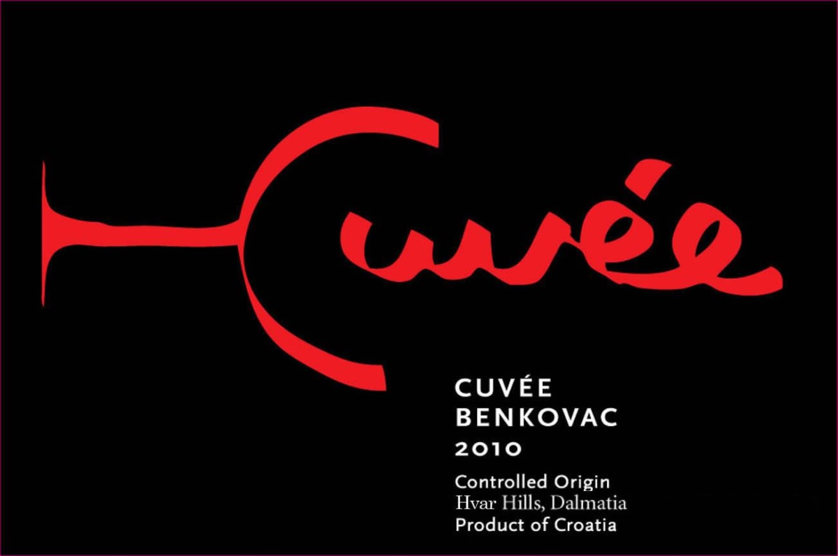 Badel 1862 Benkovac Cuvee 2010 Front Label