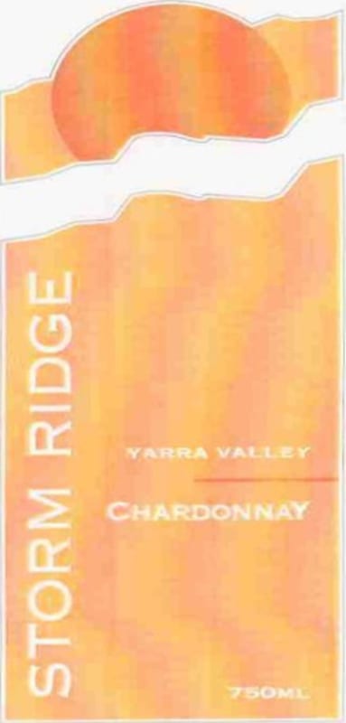 Badger's Brook Vineyard Storm Ridge Chardonnay 2012 Front Label