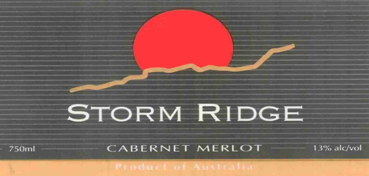 Badger's Brook Vineyard Storm Ridge Cabernet Sauvignon-Merlot 2008 Front Label
