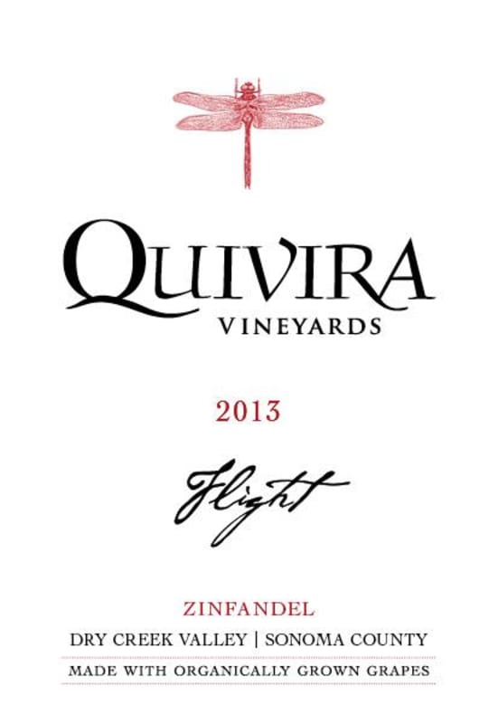 Quivira Flight Zinfandel 2013 Front Label