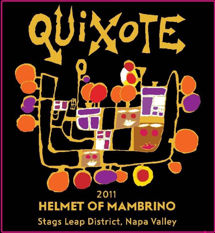 Quixote Helmet of Mambrino Petite Sirah 2011 Front Label