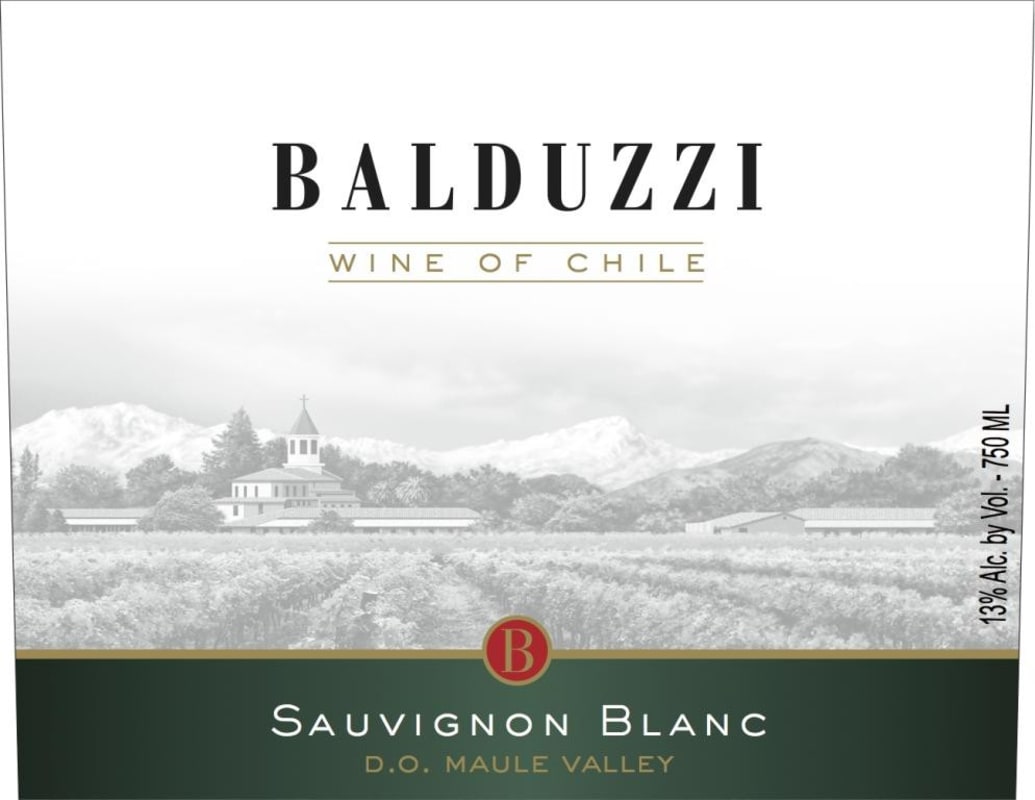 Balduzzi Vineyards & Winery Maule Valley Sauvignon Blanc 2014 Front Label