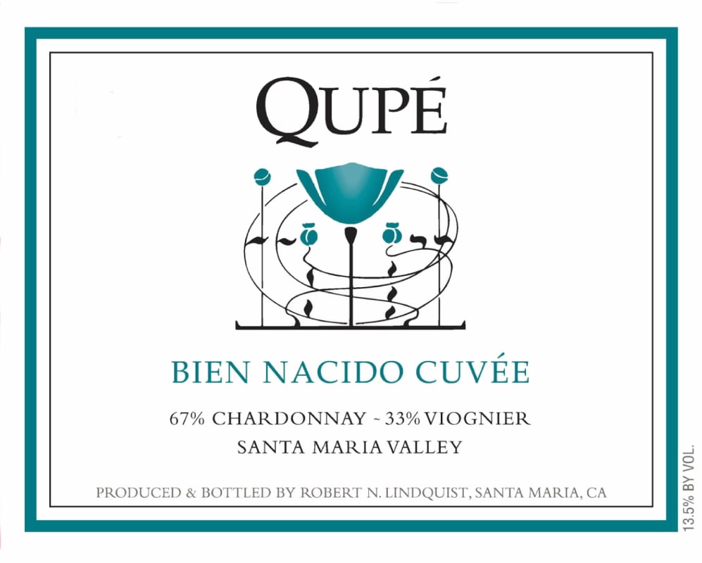 Qupe Bien Nacido Cuvee White 2014 Front Label