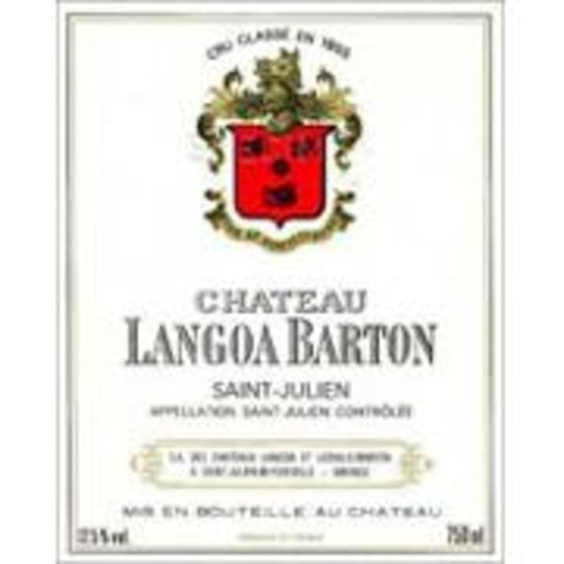 Chateau Langoa Barton 1996 Front Label
