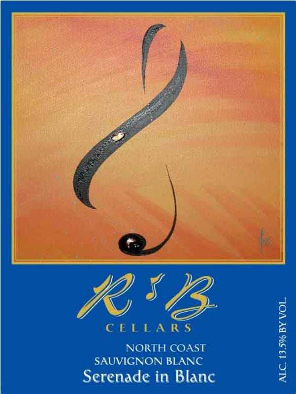 R & B Cellars Serenade in Blanc Sauvignon Blanc 2014 Front Label