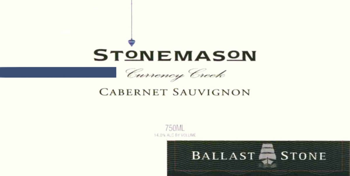 Ballast Stone Estate Wines Stonemason Cabernet Sauvignon 2010 Front Label